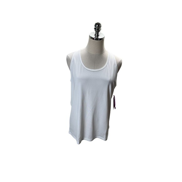Soybu Top Women's Size Large White Tank Top Racer Back - Picture 1 of 6